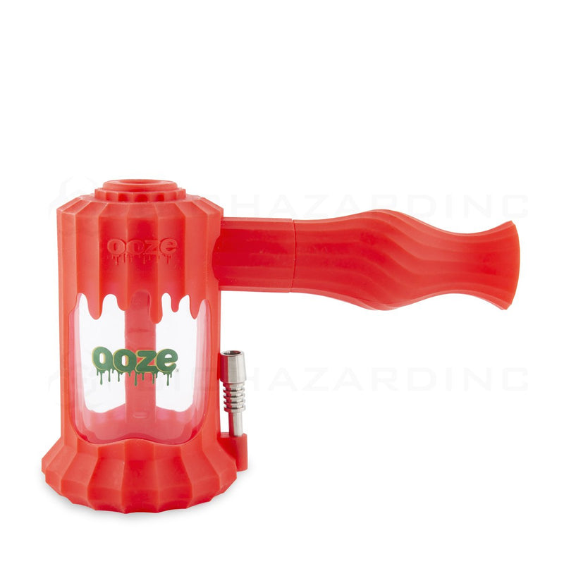 OOZE® | 4-in-1 CLOBB Silicone Nectar Collector & Water Pipe | Scarlet