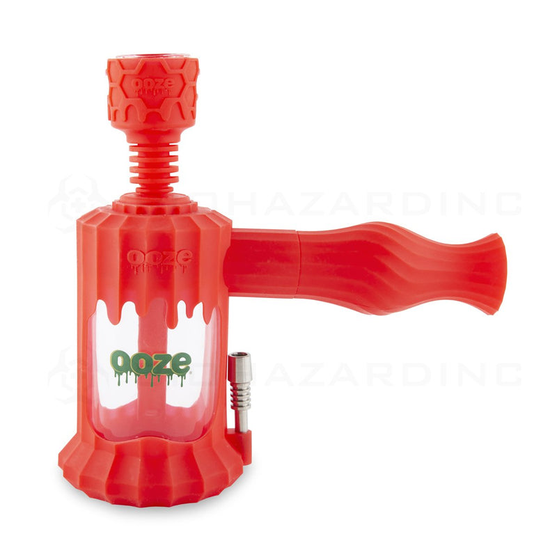 OOZE® | 4-in-1 CLOBB Silicone Nectar Collector & Water Pipe | Scarlet