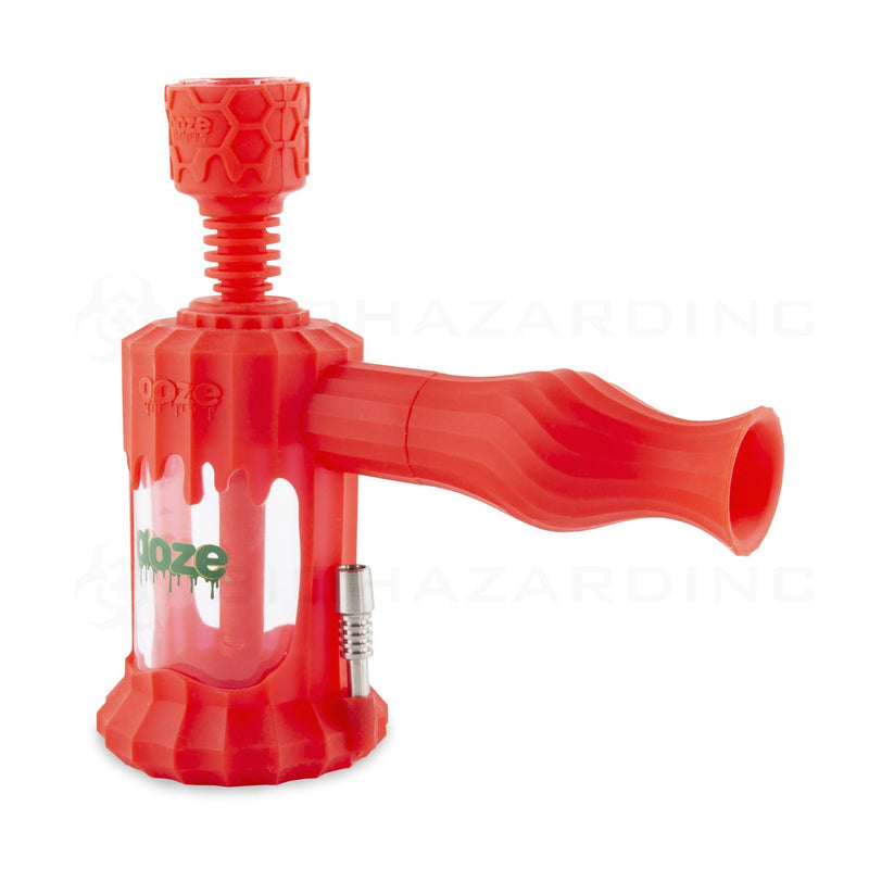 OOZE® | 4-in-1 CLOBB Silicone Nectar Collector & Water Pipe | Scarlet