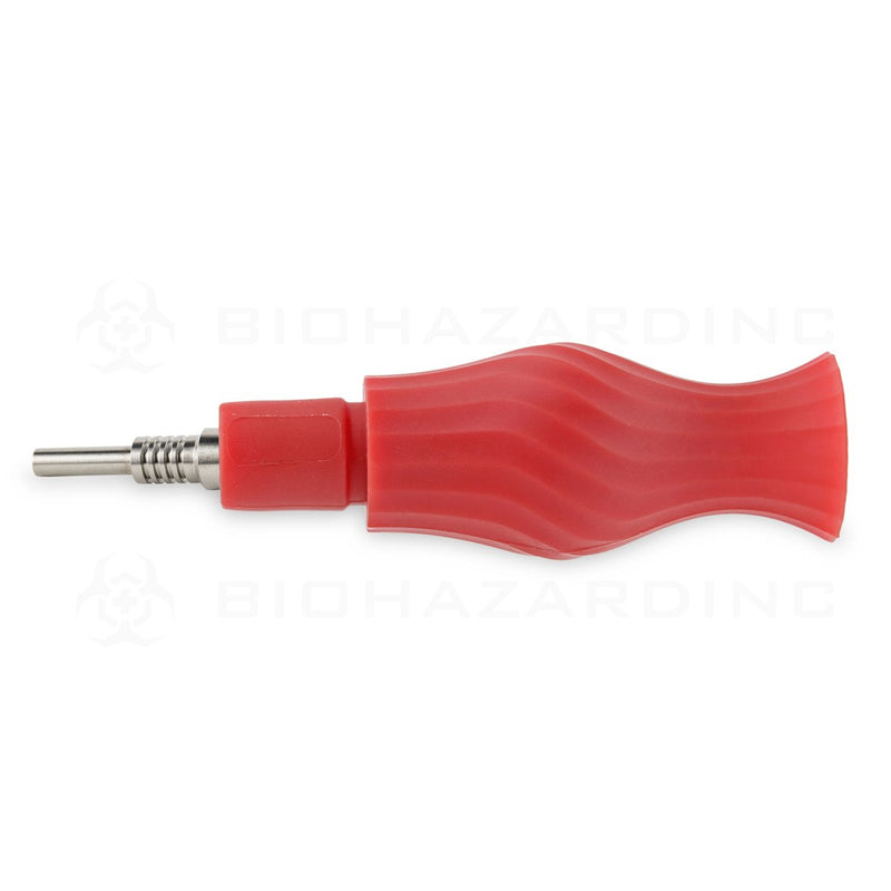 OOZE® | 4-in-1 CLOBB Silicone Nectar Collector & Water Pipe | Scarlet