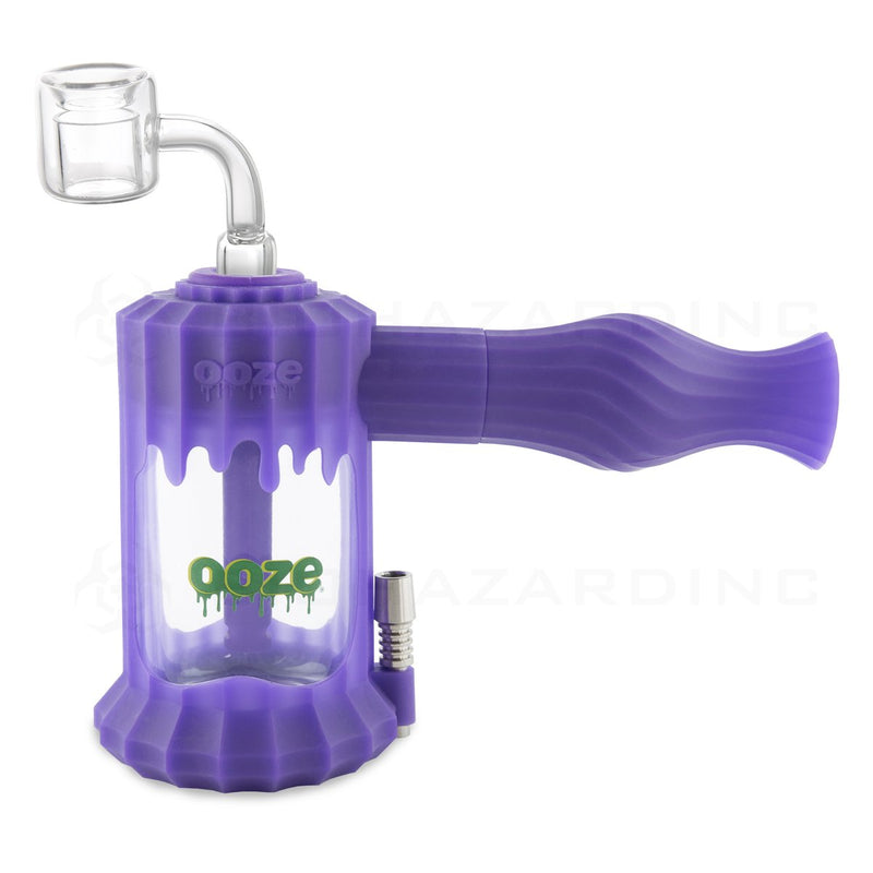 OOZE® | 4-in-1 CLOBB Silicone Nectar Collector & Water Pipe | Ultra Purple