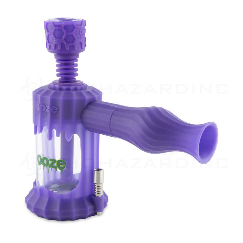 OOZE® | 4-in-1 CLOBB Silicone Nectar Collector & Water Pipe | Ultra Purple