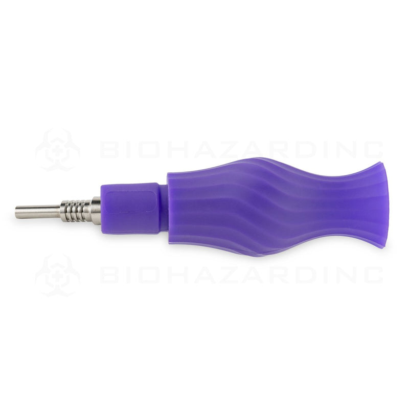 OOZE® | 4-in-1 CLOBB Silicone Nectar Collector & Water Pipe | Ultra Purple