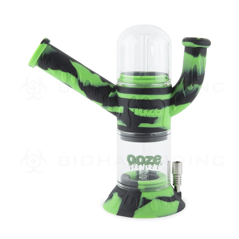 OOZE® | 4-in-1 CRANIUM Hybrid Silicone Nectar Collector & Water Pipe | Chameleon