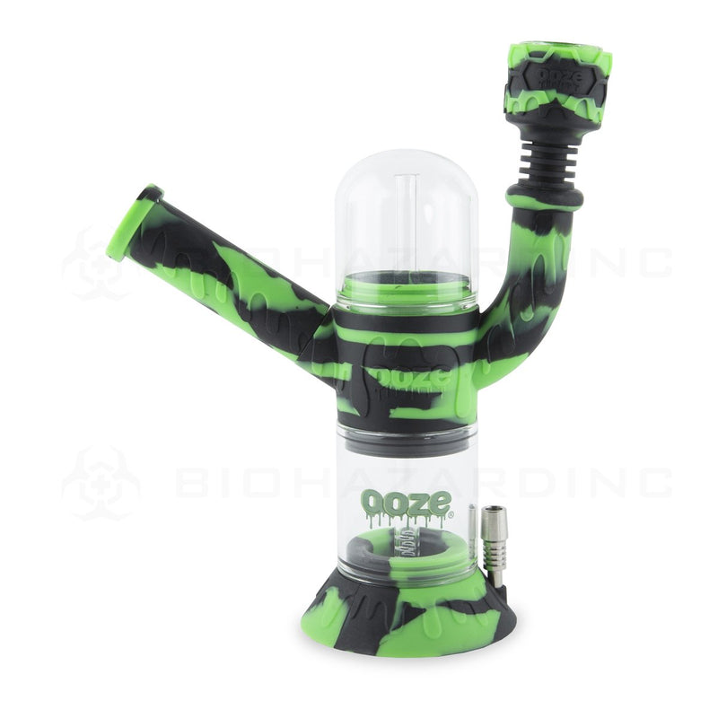 OOZE® | 4-in-1 CRANIUM Hybrid Silicone Nectar Collector & Water Pipe | Chameleon