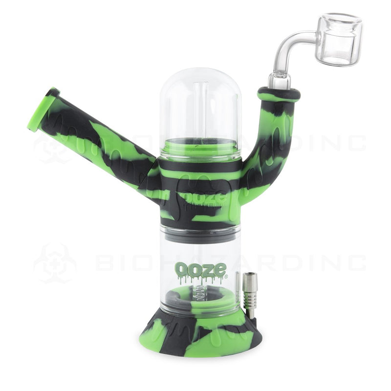 OOZE® | 4-in-1 CRANIUM Hybrid Silicone Nectar Collector & Water Pipe | Chameleon