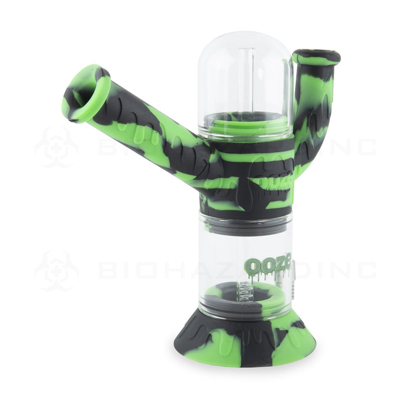 OOZE® | 4-in-1 CRANIUM Hybrid Silicone Nectar Collector & Water Pipe | Chameleon