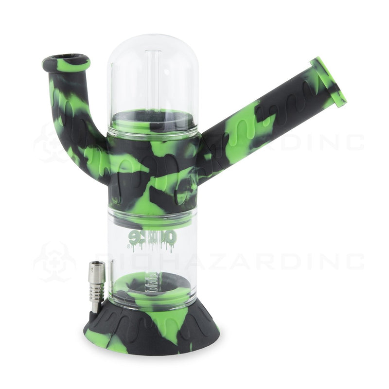 OOZE® | 4-in-1 CRANIUM Hybrid Silicone Nectar Collector & Water Pipe | Chameleon