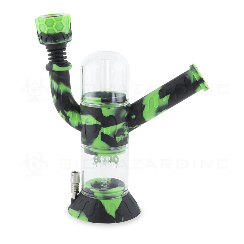 OOZE® | 4-in-1 CRANIUM Hybrid Silicone Nectar Collector & Water Pipe | Chameleon