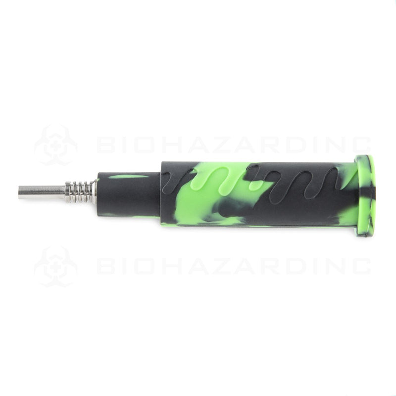 OOZE® | 4-in-1 CRANIUM Hybrid Silicone Nectar Collector & Water Pipe | Chameleon