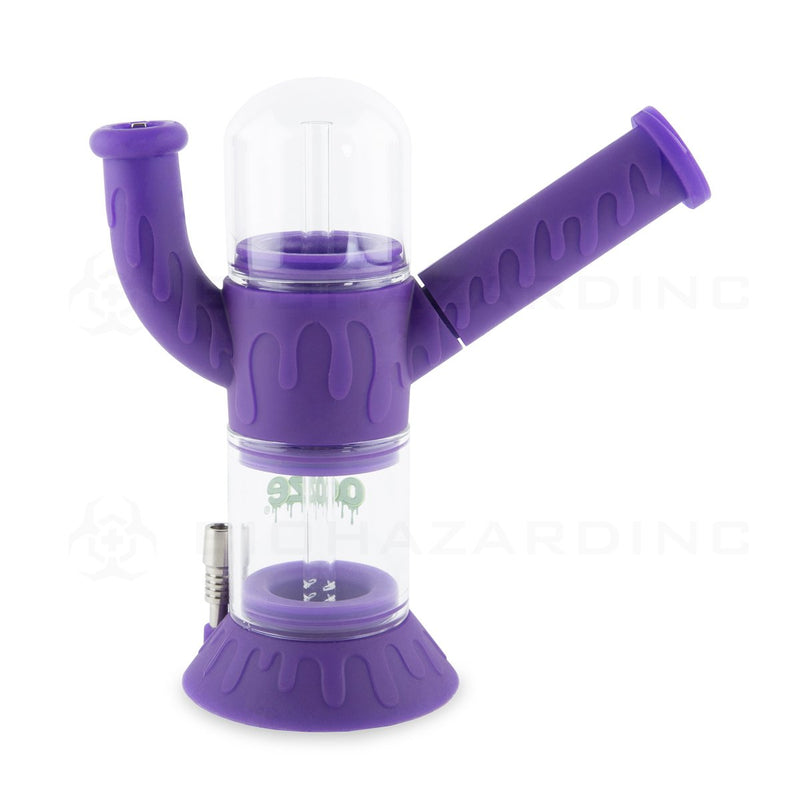 OOZE® | 4-in-1 CRANIUM Hybrid Silicone Nectar Collector & Water Pipe | Ultra Purple