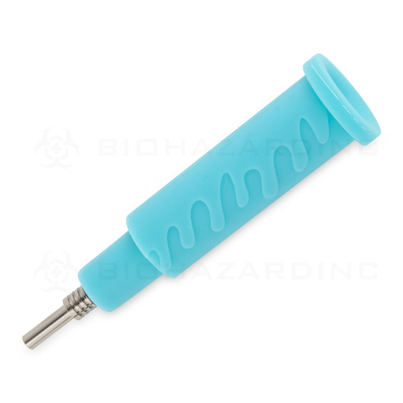 OOZE® | 4-in-1 SWERVE Hybrid Silicone Nectar Collector & Water Pipe | Aqua Teal