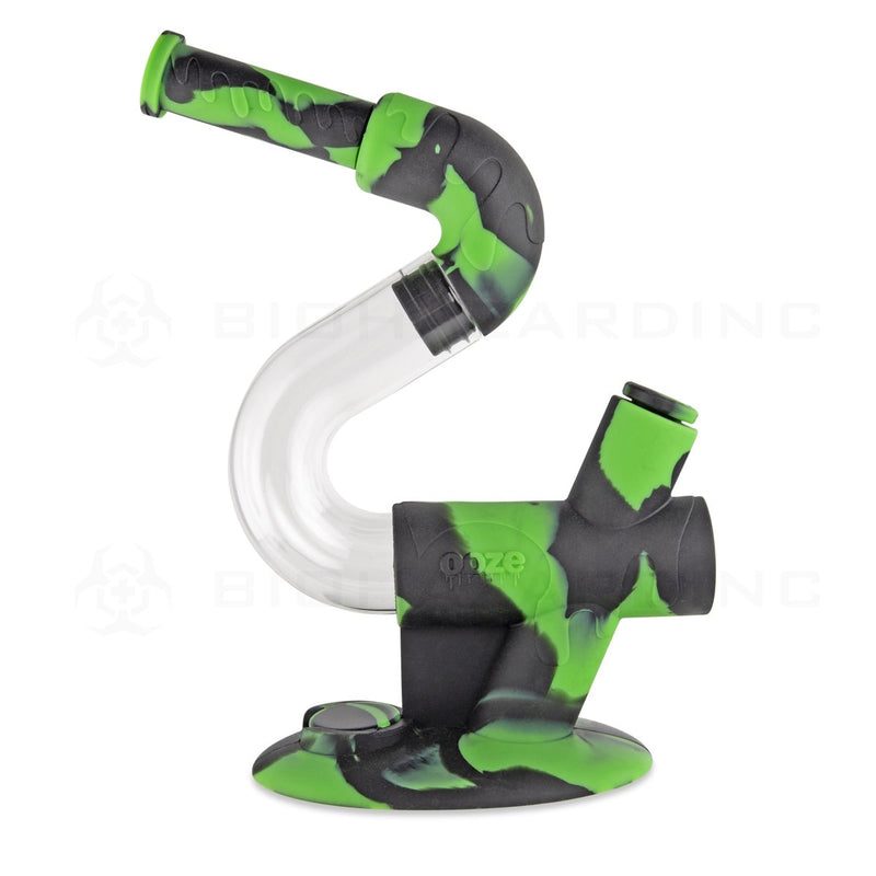 OOZE® | 4-in-1 SWERVE Hybrid Silicone Nectar Collector & Water Pipe | Chameleon