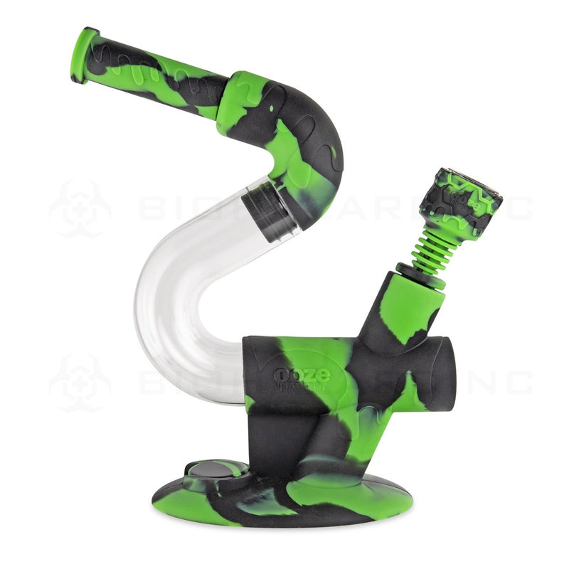 OOZE® | 4-in-1 SWERVE Hybrid Silicone Nectar Collector & Water Pipe | Chameleon