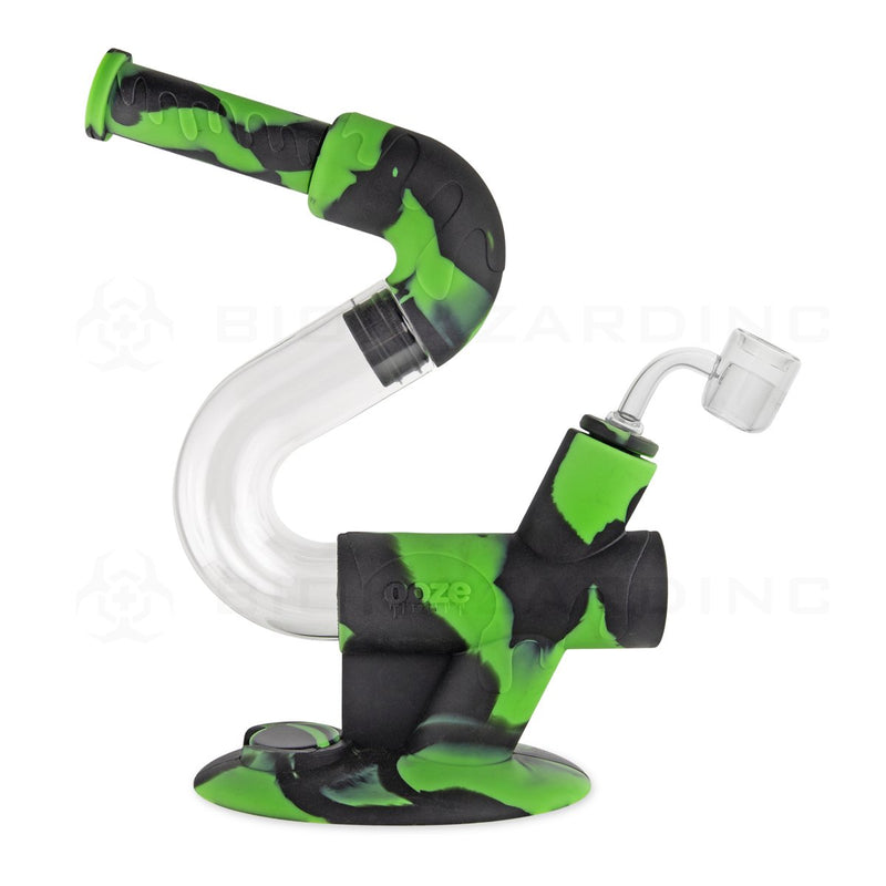 OOZE® | 4-in-1 SWERVE Hybrid Silicone Nectar Collector & Water Pipe | Chameleon