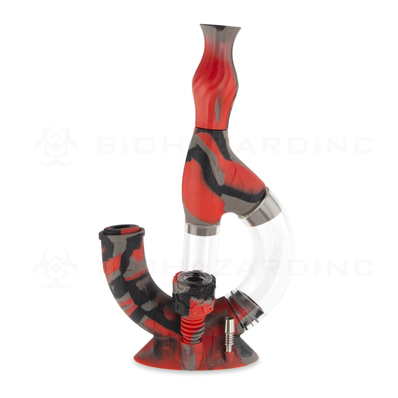 OOZE® | 4-in-1 ECHO Hybrid Silicone Nectar Collector & Water Pipe | After Midnight