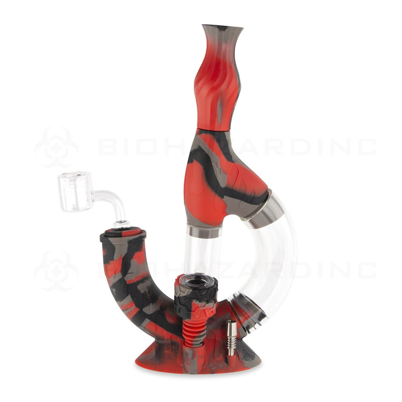 OOZE® | 4-in-1 ECHO Hybrid Silicone Nectar Collector & Water Pipe | After Midnight