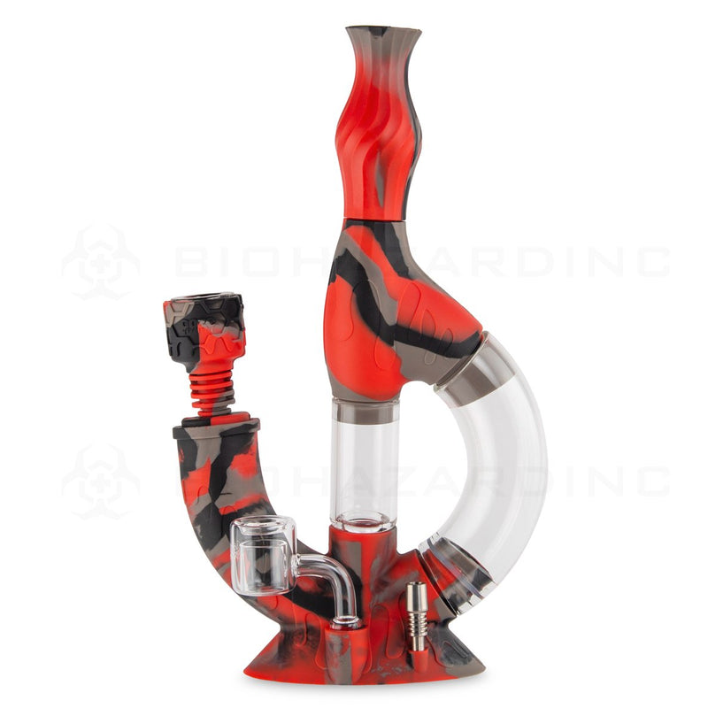 OOZE® | 4-in-1 ECHO Hybrid Silicone Nectar Collector & Water Pipe | After Midnight