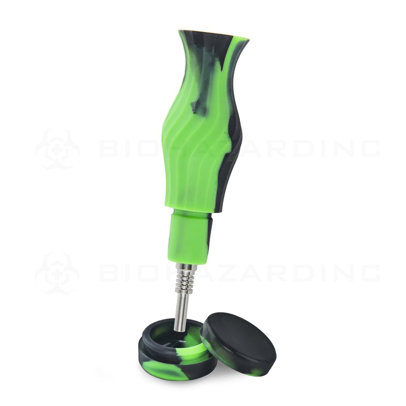 OOZE® | 4-in-1 ECHO Hybrid Silicone Nectar Collector & Water Pipe | Chameleon