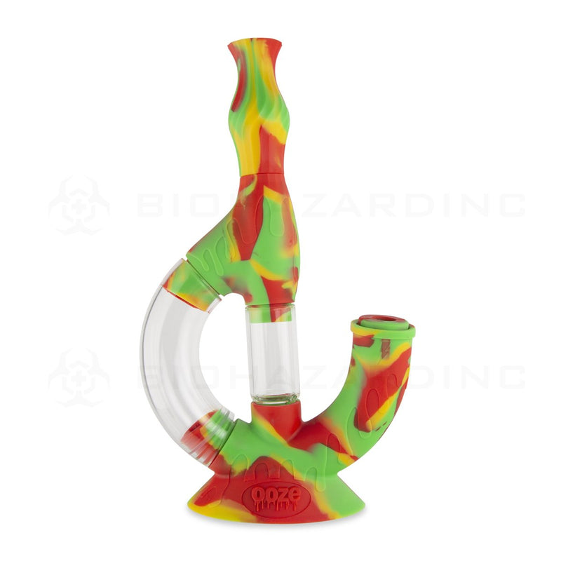 OOZE® | 4-in-1 ECHO Hybrid Silicone Nectar Collector & Water Pipe | Rasta