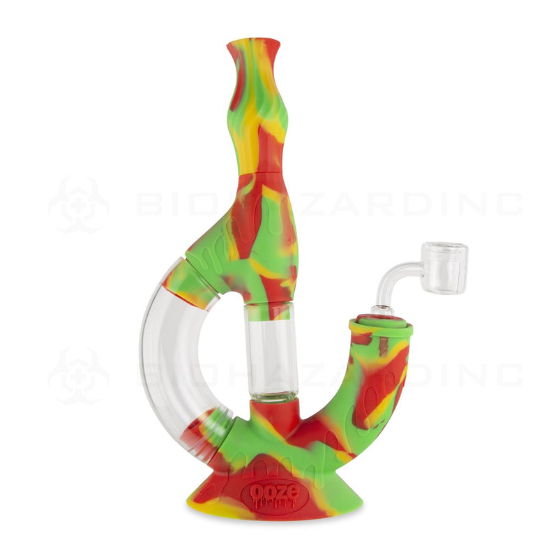 OOZE® | 4-in-1 ECHO Hybrid Silicone Nectar Collector & Water Pipe | Rasta