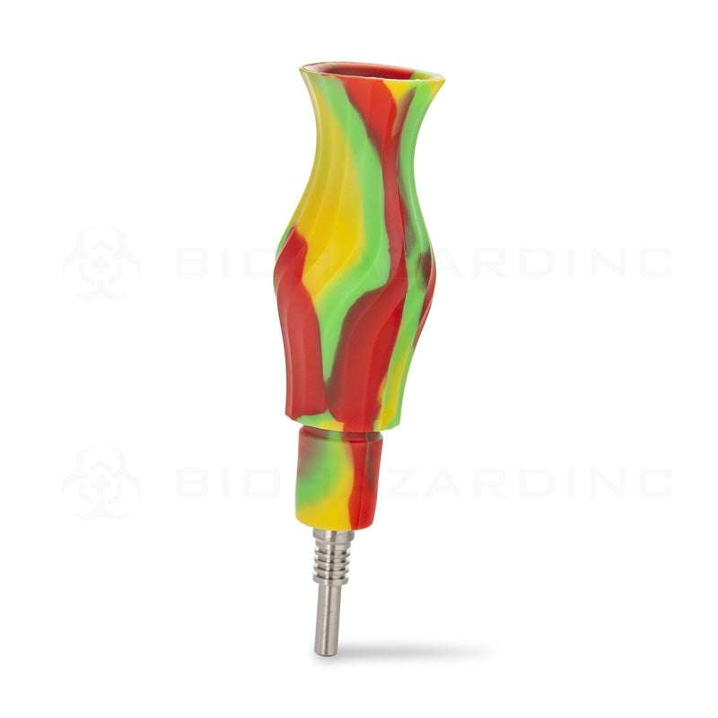 OOZE® | 4-in-1 ECHO Hybrid Silicone Nectar Collector & Water Pipe | Rasta