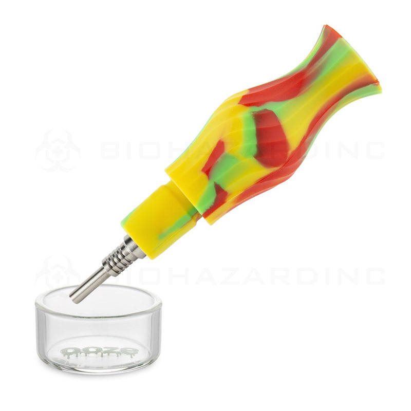 OOZE® | 4-in-1 ECHO Hybrid Silicone Nectar Collector & Water Pipe | Rasta