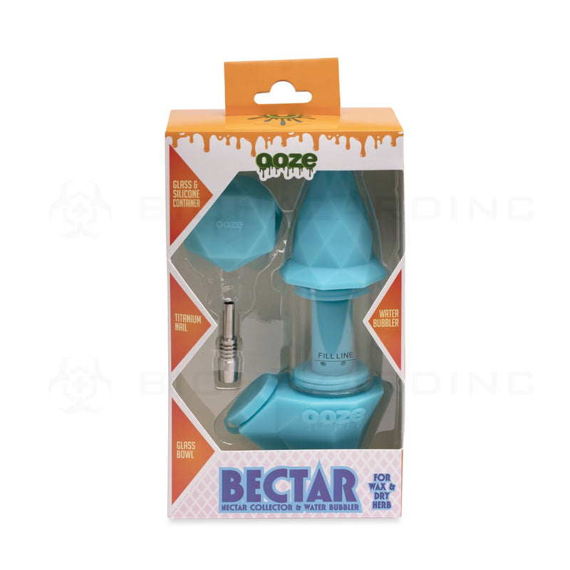 OOZE® | 4-in-1 BECTAR Silicone Nectar Collector & Water Bubbler | Aqua Teal