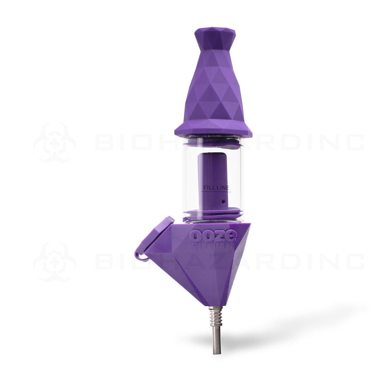 OOZE® | 4-in-1 BECTAR Silicone Nectar Collector & Water Bubbler | Ultra Purple