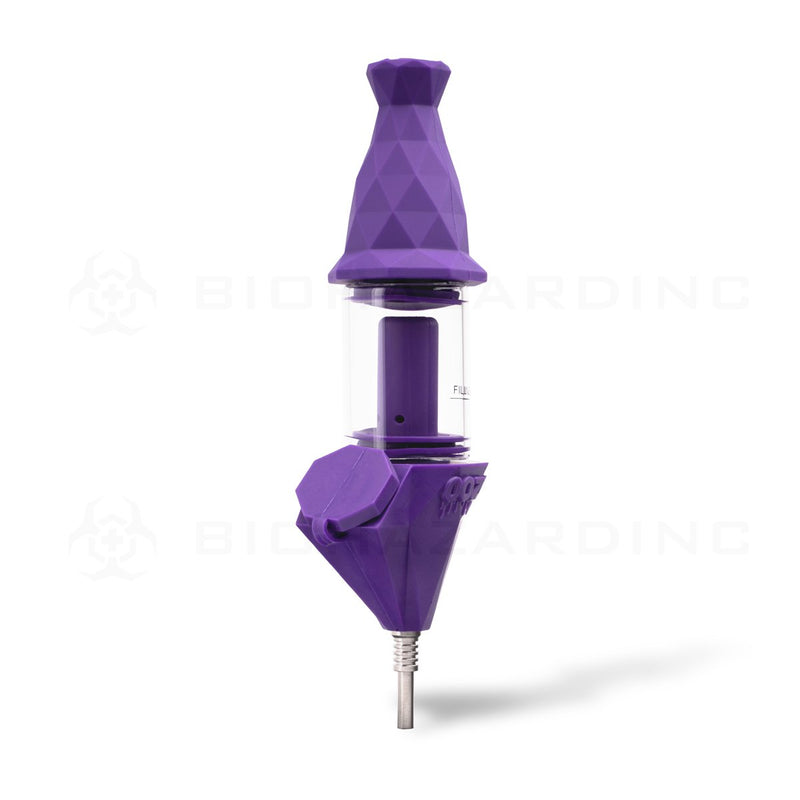 OOZE® | 4-in-1 BECTAR Silicone Nectar Collector & Water Bubbler | Ultra Purple