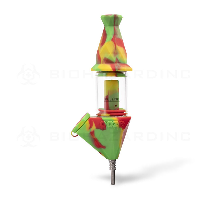 OOZE® | 4-in-1 BECTAR Silicone Nectar Collector & Water Bubbler | Rasta