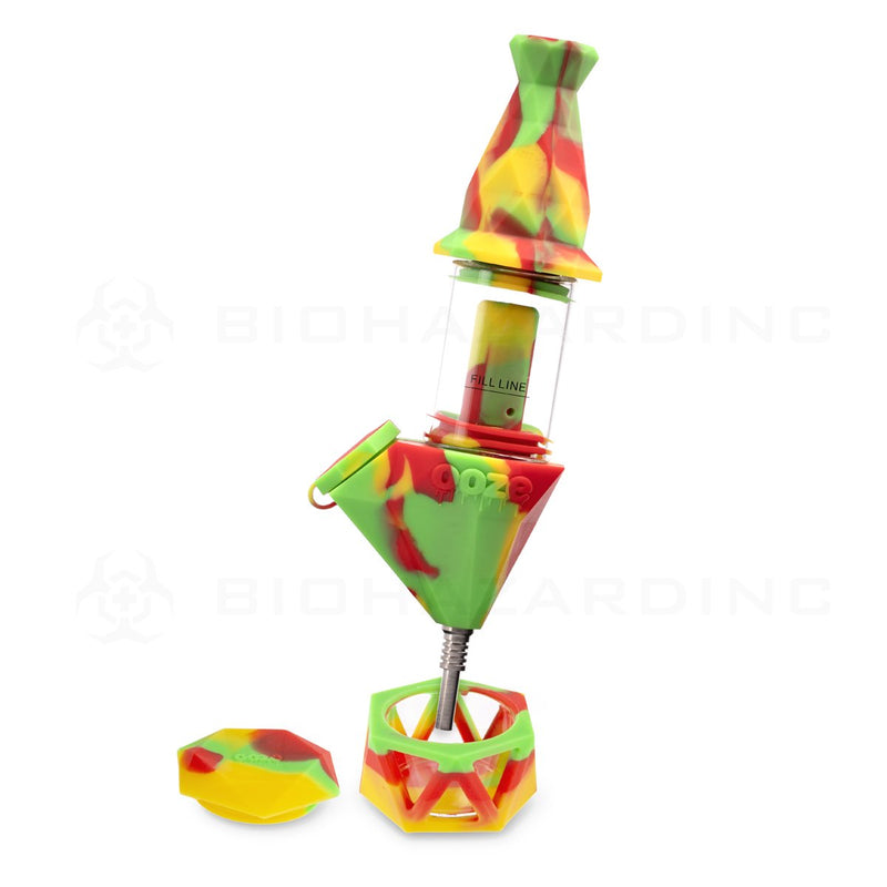 OOZE® | 4-in-1 BECTAR Silicone Nectar Collector & Water Bubbler | Rasta