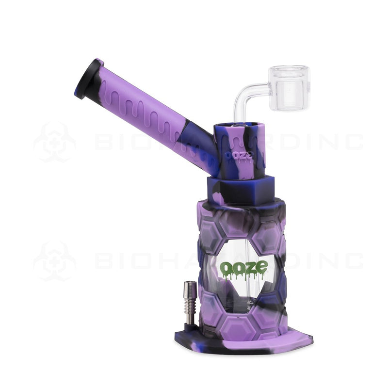 OOZE® | 4-in-1 MOJO Hybrid Silicone Nectar Collector & Water Pipe | Mystic Ink