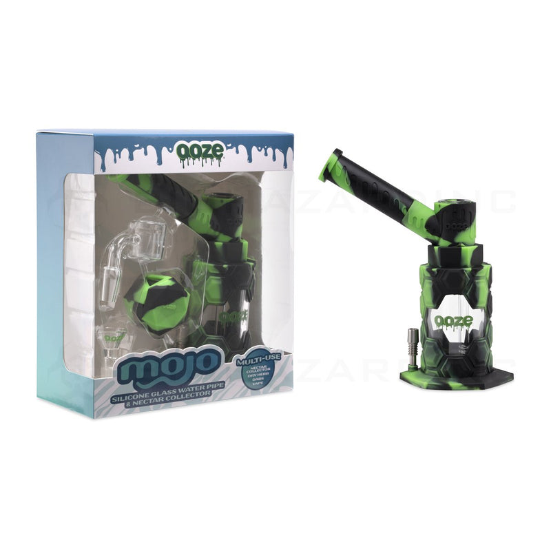 OOZE® | 4-in-1 MOJO Hybrid Silicone Nectar Collector & Water Pipe | Chameleon