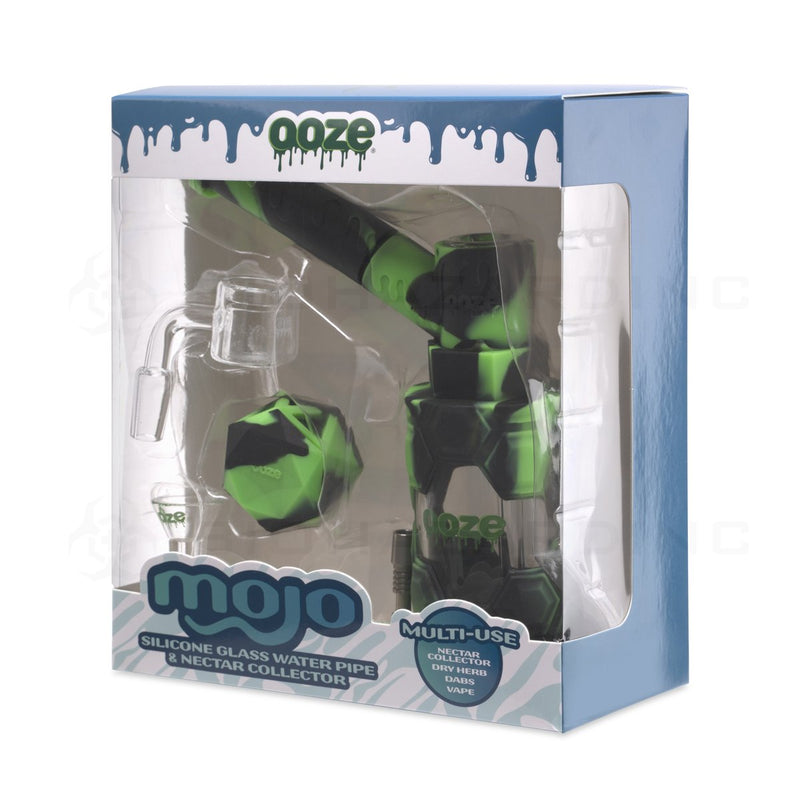 OOZE® | 4-in-1 MOJO Hybrid Silicone Nectar Collector & Water Pipe | Chameleon