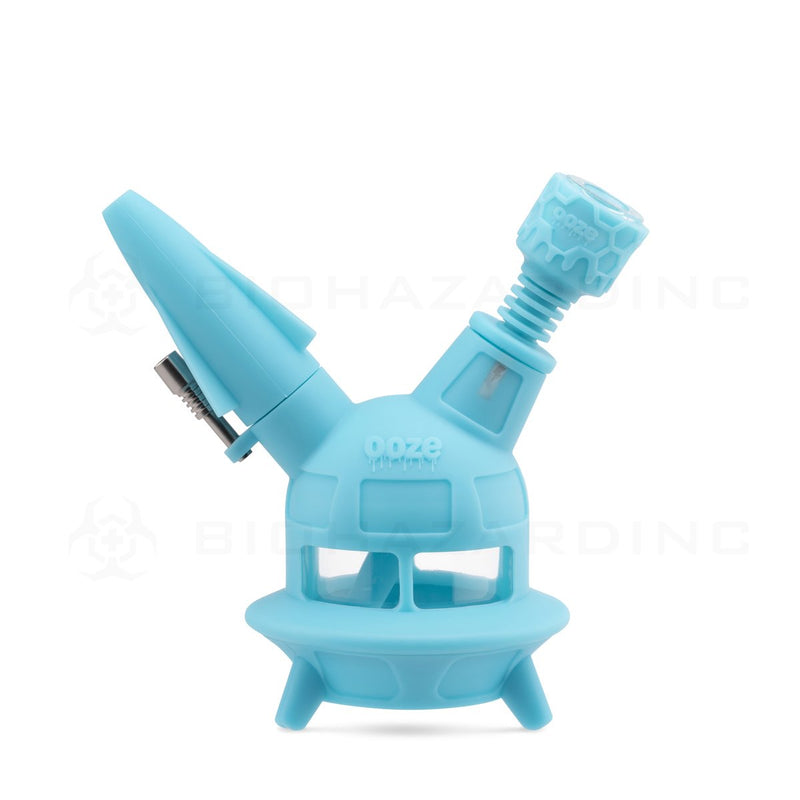 OOZE® | 4-in-1 UFO Hybrid Silicone Nectar Collector & Water Pipe | Aqua Teal