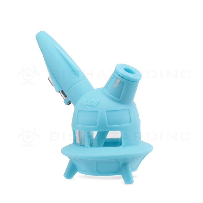 OOZE® | 4-in-1 UFO Hybrid Silicone Nectar Collector & Water Pipe | Aqua Teal