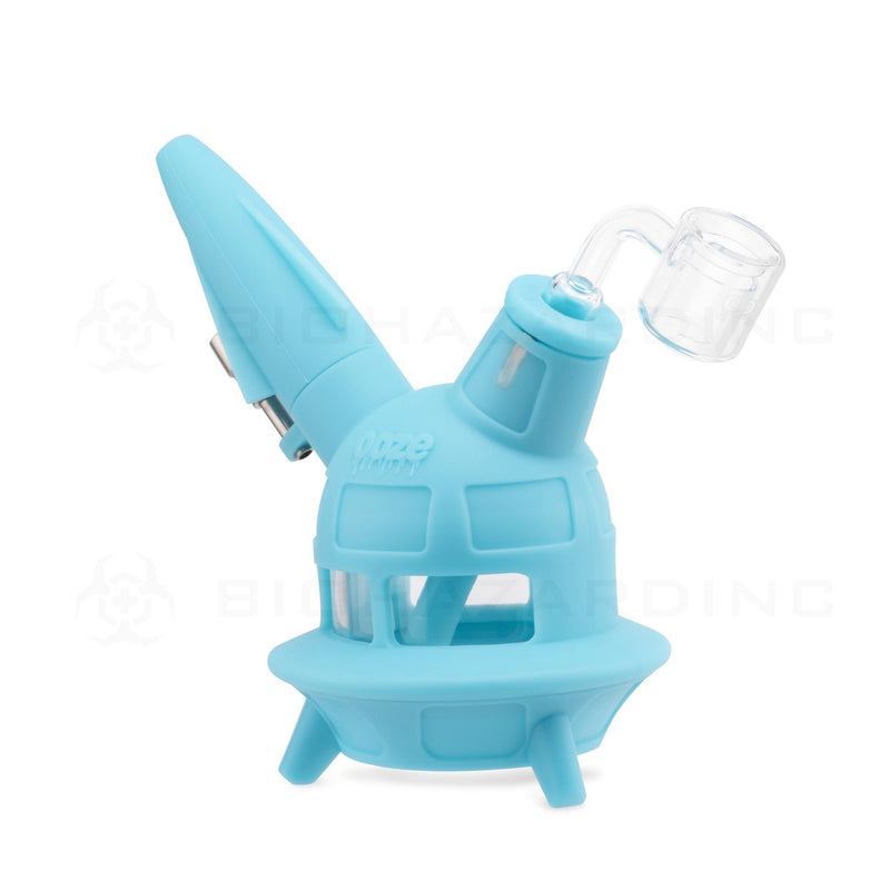 OOZE® | 4-in-1 UFO Hybrid Silicone Nectar Collector & Water Pipe | Aqua Teal