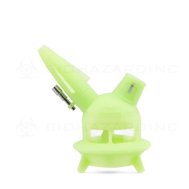 OOZE® | 4-in-1 UFO Hybrid Silicone Nectar Collector & Water Pipe | Glow Green