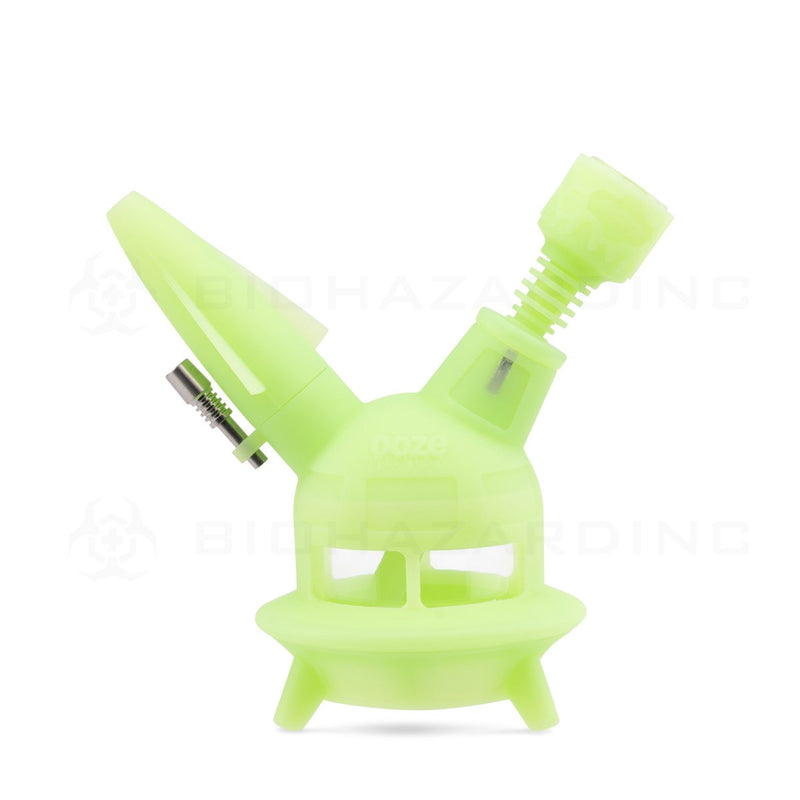 OOZE® | 4-in-1 UFO Hybrid Silicone Nectar Collector & Water Pipe | Glow Green