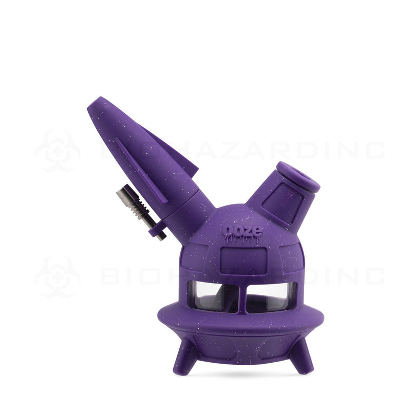 OOZE® | 4-in-1 UFO Hybrid Silicone Nectar Collector & Water Pipe | Shimmer Purple