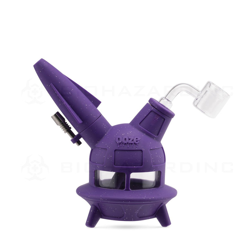 OOZE® | 4-in-1 UFO Hybrid Silicone Nectar Collector & Water Pipe | Shimmer Purple