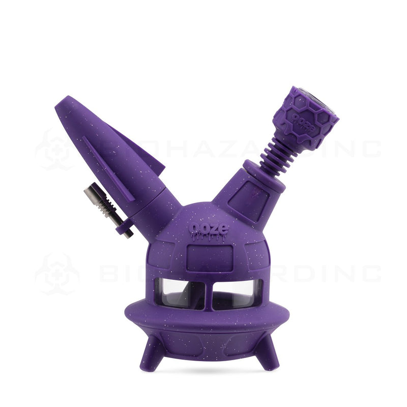 OOZE® | 4-in-1 UFO Hybrid Silicone Nectar Collector & Water Pipe | Shimmer Purple