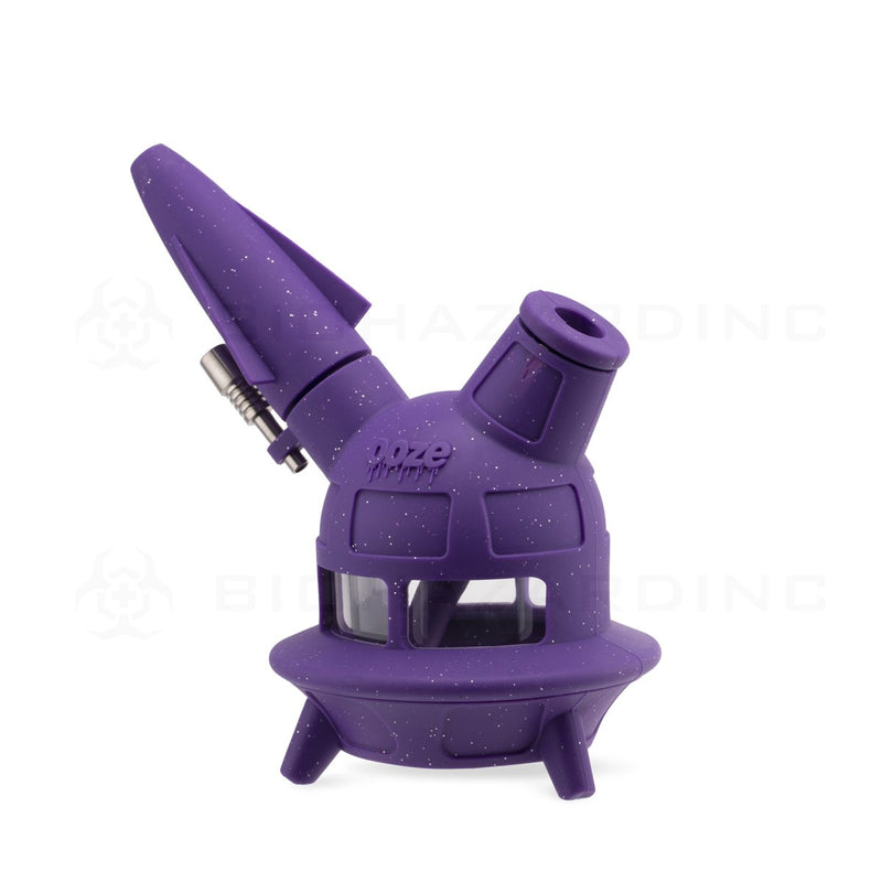 OOZE® | 4-in-1 UFO Hybrid Silicone Nectar Collector & Water Pipe | Shimmer Purple