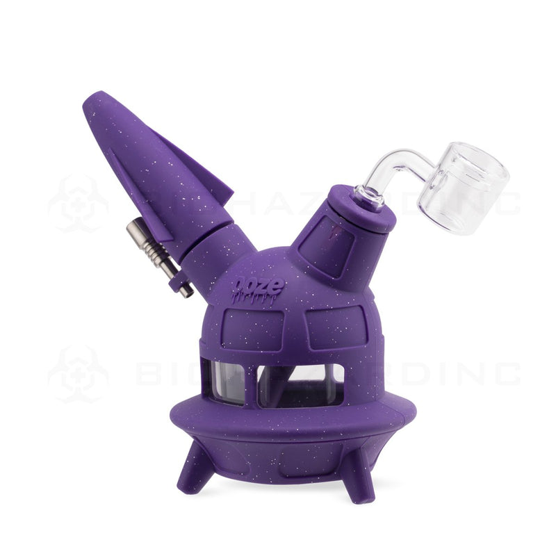 OOZE® | 4-in-1 UFO Hybrid Silicone Nectar Collector & Water Pipe | Shimmer Purple