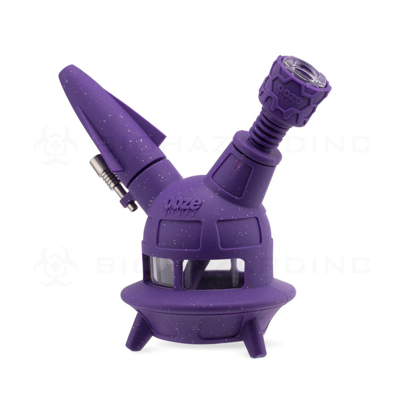 OOZE® | 4-in-1 UFO Hybrid Silicone Nectar Collector & Water Pipe | Shimmer Purple