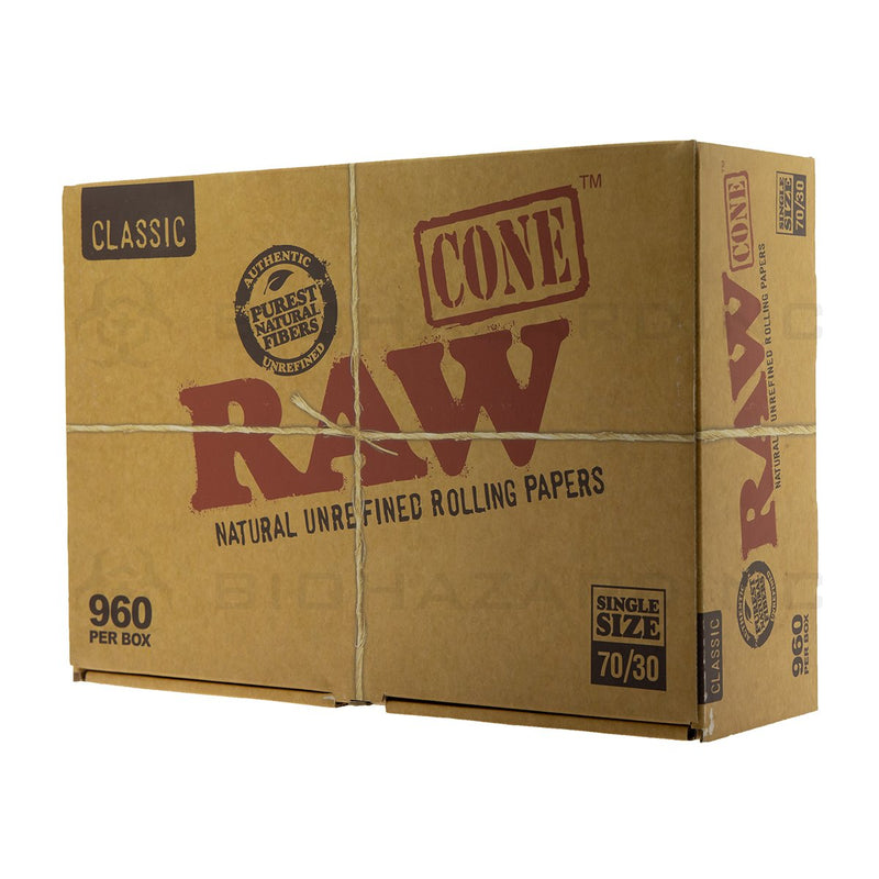 RAW® | Classic Cones Single Size | 960 Count