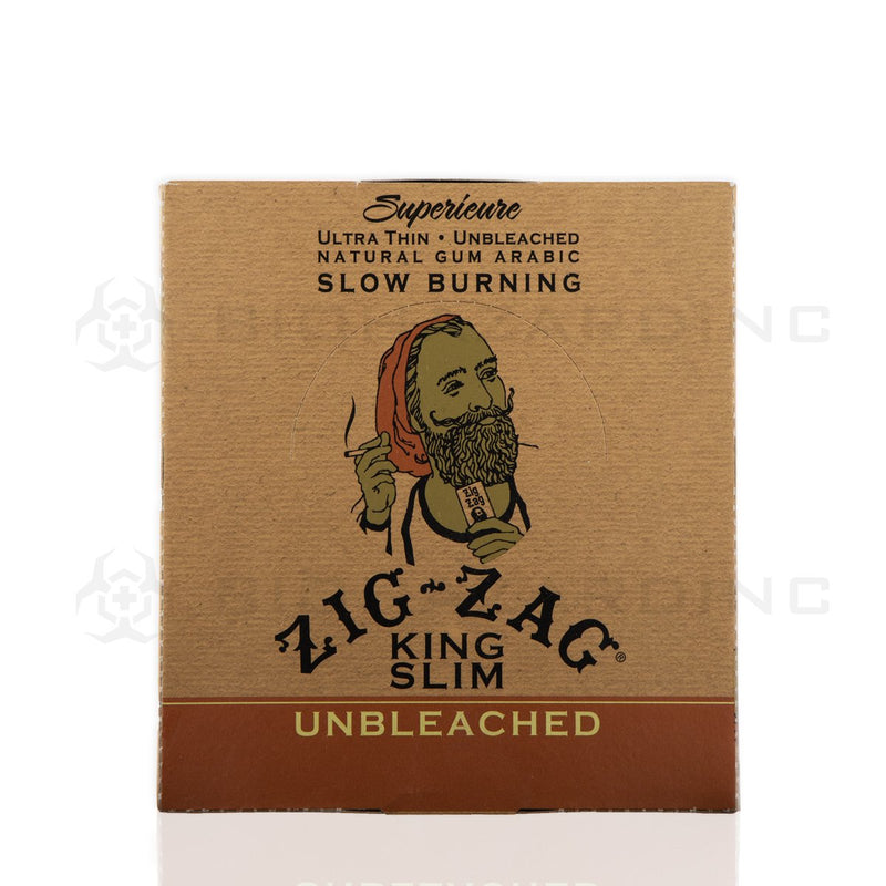 Zig-Zag® | Unbleached King Slim Papers | 24 Count