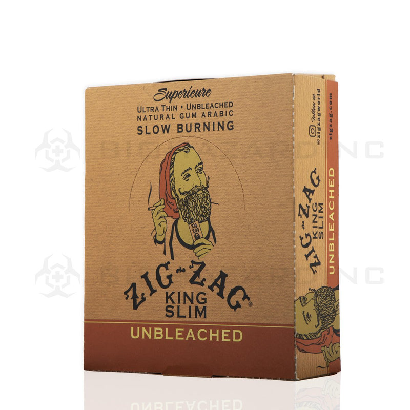 Zig-Zag® | Unbleached King Slim Papers | 24 Count