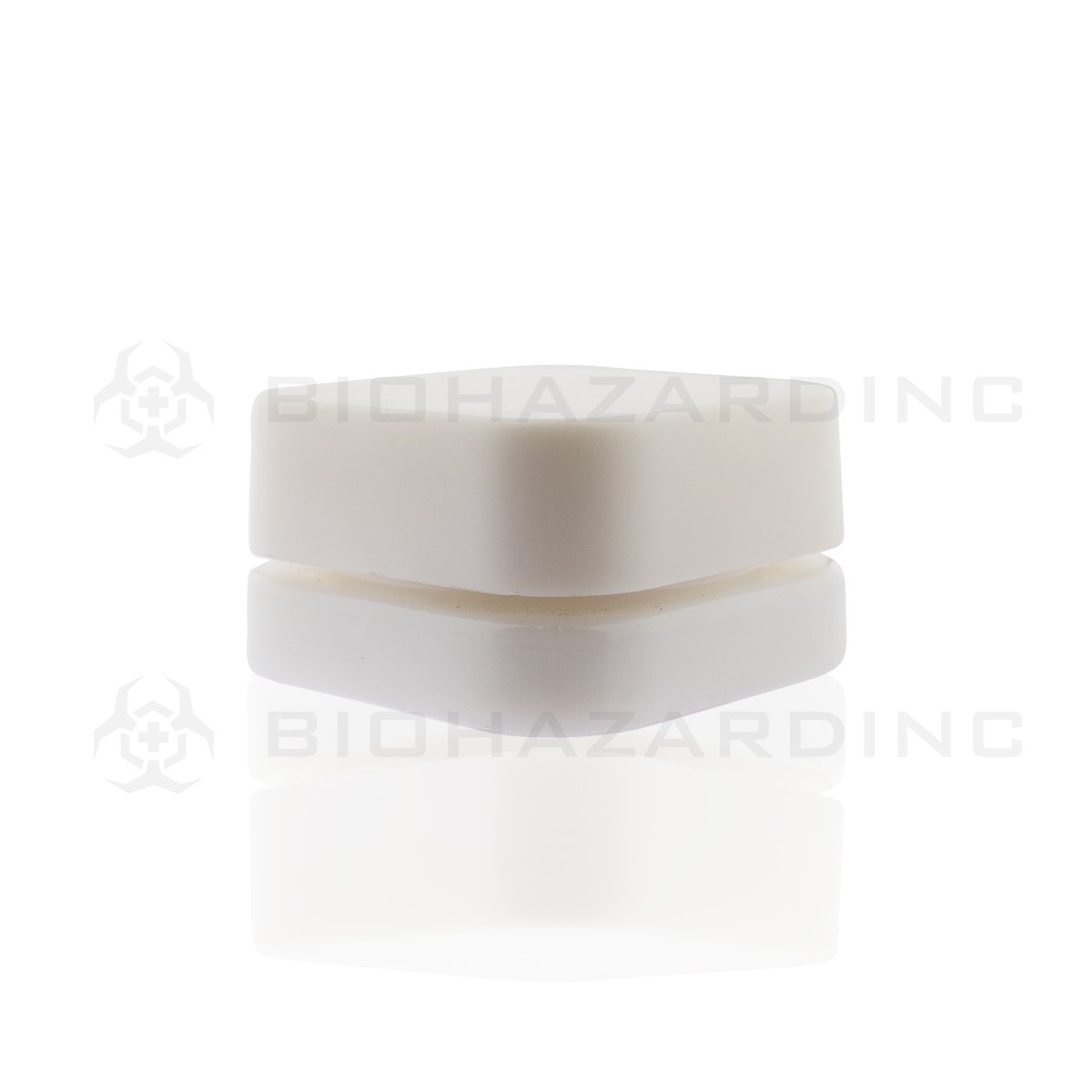 5mL Opaque White Square Glass Concentrate Jars | White Child Resistant Caps Included | 250 Count